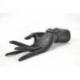 Main de Bouddha / Porte-bagues en bois noir 20cm