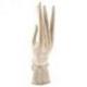 Main de Bouddha Porte-bagues en bois sculpté 20cm | Finition "Blanc Cérusé"
