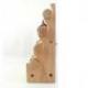 Porte bracelets et montres 4 joncs en bois massif brut Porte bracelets et montres 4 joncs en bois massif brut