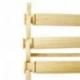 Grand présentoir bracelets et montres 6 joncs en bois massif brut Grand présentoir bracelets et montres 6 joncs en bois massif brut
