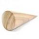 Cône en bois 20cm - Présentoir à Bracelets et Montres | Finition Bois brut naturel