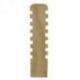Présentoir à bracelets cranté 30cm - Bois massif brut