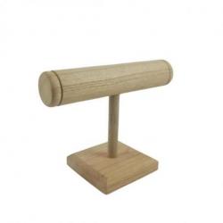 Présentoir / Rangement en bois pour bracelets et montres | Finition Bois brut naturel