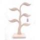 Arbre à Boucles d'Oreilles en bois 40cm | Finition "Blanc Cérusé"