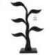 Arbre à Boucles d'Oreilles en bois 40cm | Finition "Noir Ébène"