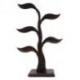 Arbre à Boucles d'Oreilles en bois 40cm | Finition "Chocolat"