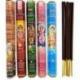 Assortiment d'encens Bouddhisme Hindouisme (5 parfums). Lot de 100 bâtons marque HEM