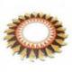Grand miroir rond forme Soleil 60cm. Déco maison du monde.