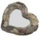 Miroir coeur en bois flotté 45x35cm. Décoration murale Miroir coeur en bois flotté 45x35cm. Décoration murale