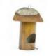 Nichoir de Jardin en Bambou et Noix de Coco. Abri et Mangeoire pour Oiseaux