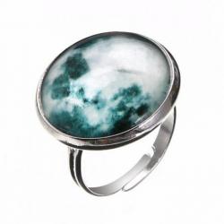 Bague "pleine lune" phosphorescente