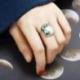 Bague "pleine lune" phosphorescente