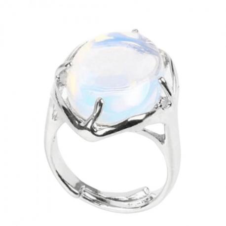 Bague Floralis réglable en Opalite Bague Floralis réglable en Opalite