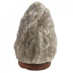 Lampe en cristal de sel de l'Himalaya gris de 1.5 à 2 kg