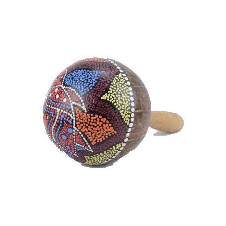 Maracas noix de coco - Instrument de musique et objet déco