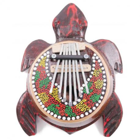 Karimba / Sanza / Piano à pouce en Noix de Coco - Forme Tortue