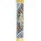 Rainstick 60cm, bâton de pluie en bambou, décor peint à la main