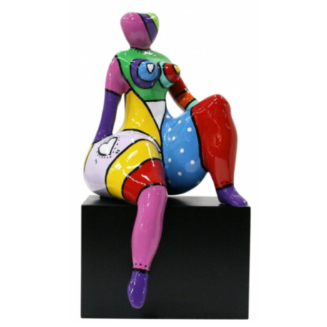 Sculpture My dream sur socle, signée, tirage limitée 100 exemplaires, hauteur 35cm