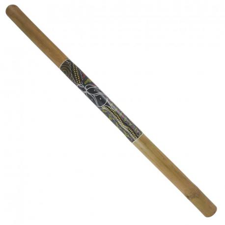 Didgeridoo en Bambou peint motif Tortue - 120cm