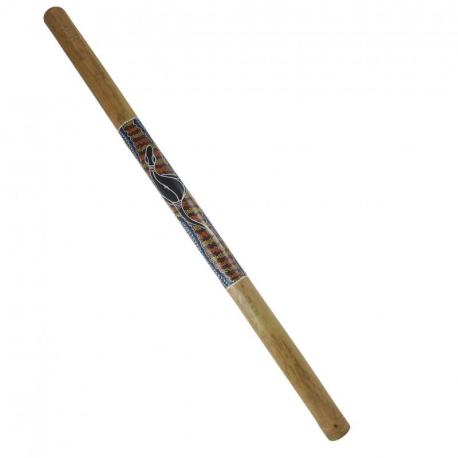 Didgeridoo en Bambou peint motif Salamandre -120cm