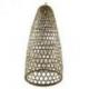 Suspension en rotin et bambou 48cm modèle Jimbaran - Création faite à la main