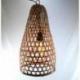 Suspension en rotin et bambou 67cm modèle Jimbaran - Création artisanale