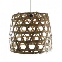 Suspension en rotin et bambou Ø43cm - Modèle Lovina Beach - Création artisanale