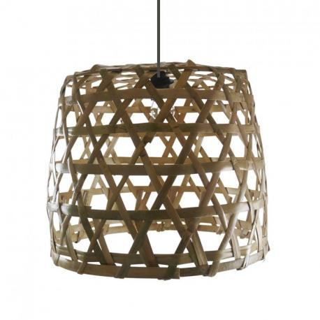 Suspension en rotin et bambou Ø43cm - Modèle Lovina Beach - Création artisanale