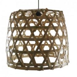 Suspension en rotin et bambou Ø46cm - Modèle Lovina Beach - Création artisanale