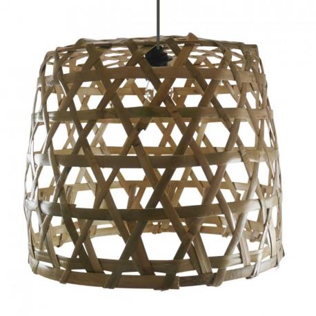 Suspension en rotin et bambou Ø46cm - Modèle Lovina Beach - Création artisanale