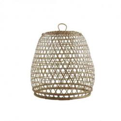 Suspension en rotin et bambou 35cm modèle Legian - Création artisanale