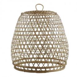 Suspension en rotin et bambou 60cm modèle Legian - Création artisanale
