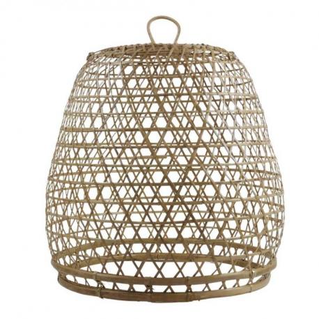Suspension en rotin et bambou 60cm modèle Legian - Création artisanale