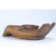 Grand vide-poche forme Mains en bois de suar 30x19cm