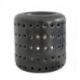 Brule parfum / Photophore "Coliseo" en ceramique noire