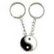 Porte-clés Yin Yang pour amoureux. Lot de 2 porte-clés.