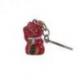 Porte-clé Maneki Neko Rouge à grelot - Chat porte-bonheur Japonais