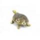 Tortue de terre en laiton - Statuette miniature 6cm