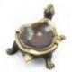 Cendrier tortue de terre en laiton style rétro vintage