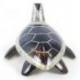 Trio de statuettes tortues en nacre et coquillage