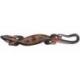 Gecko Margouillat en bois - déco murale motif tribal 100cm