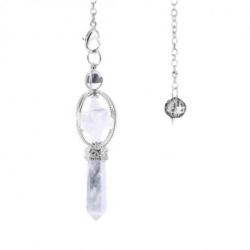 Pendule Merkaba en Cristal de roche