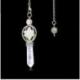 Pendule Merkaba en Opalite et pointe en Cristal de roche