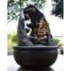 Grande fontaine d'intérieur Mystic Ganesh 40cm + éclairage Led