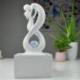 Fontaine d'intérieur moderne "Union infinie" - Coloris Blanc