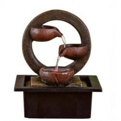 Fontaine d'intérieur moderne Zen Terai avec éclairage Led