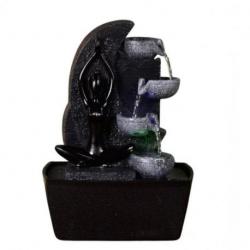 Fontaine d'intérieur moderne Yama 25cm avec éclairage Led