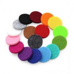 Lot de 10 recharges buvards ø2,50cm multicolores pour diffuseurs de parfum