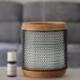 Diffuseur ultrasonique d'huiles essentielles "Elipsia" en bambou et métal