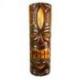 Grand Totem Statue Tiki 50cm en bois massif sculpté à la main